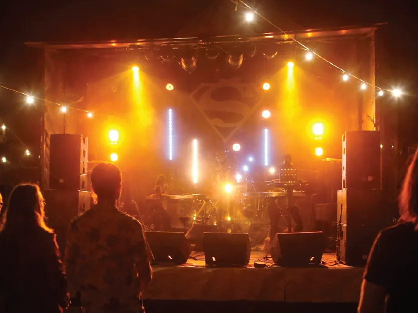 Sound and light for events